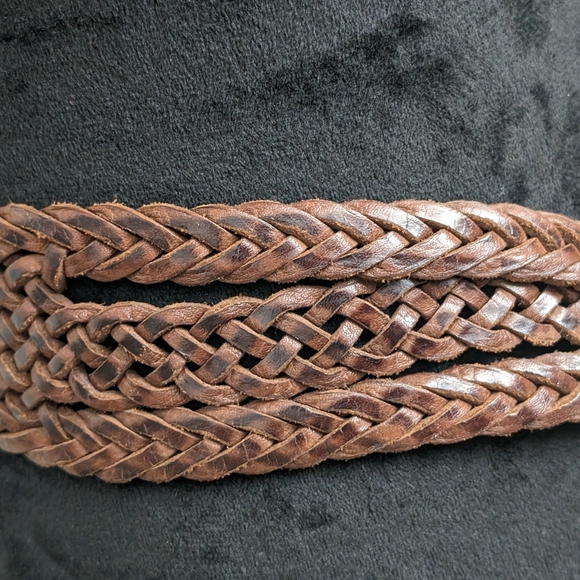 Vintage Chico's Genuine Leather Moroccan Belt M/L - Picture 3 of 10